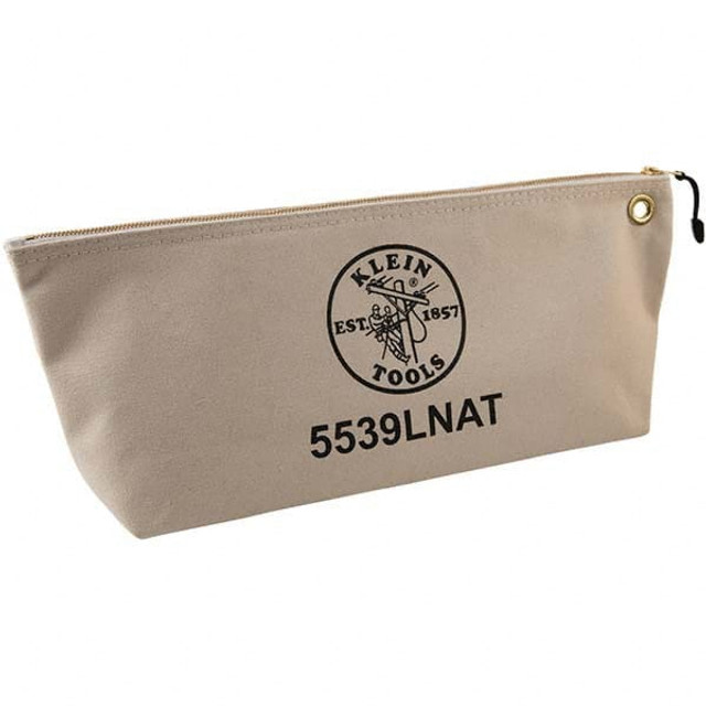 Klein Tools 5539LNAT Zipper Bag: 1 Pocket