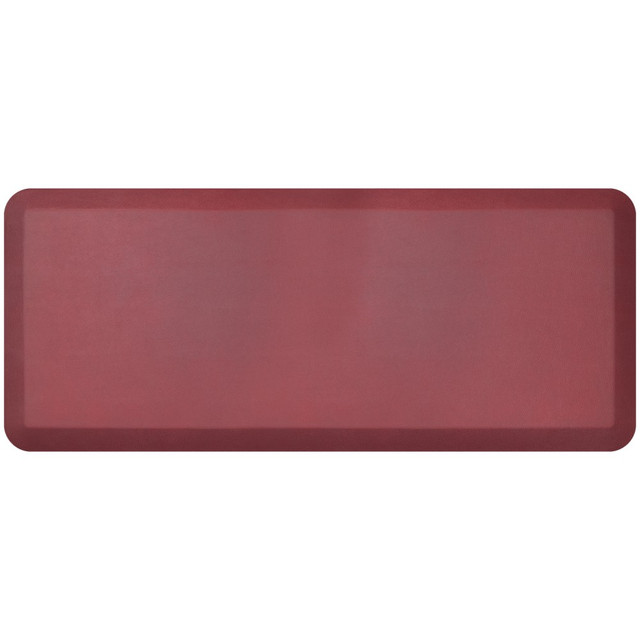 LETs GEL, INC. 106-16-2048-8 GelPro NewLife Designer Comfort Leather Grain Anti-Fatigue Floor Mat, 20in x 48in, Cranberry LETs GEL, INC. 106-16-2048-8 GelPro NewLife Designer Comfort Leather Grain Anti-Fatigue Floor Mat, 20in x 48in, Cranberry
