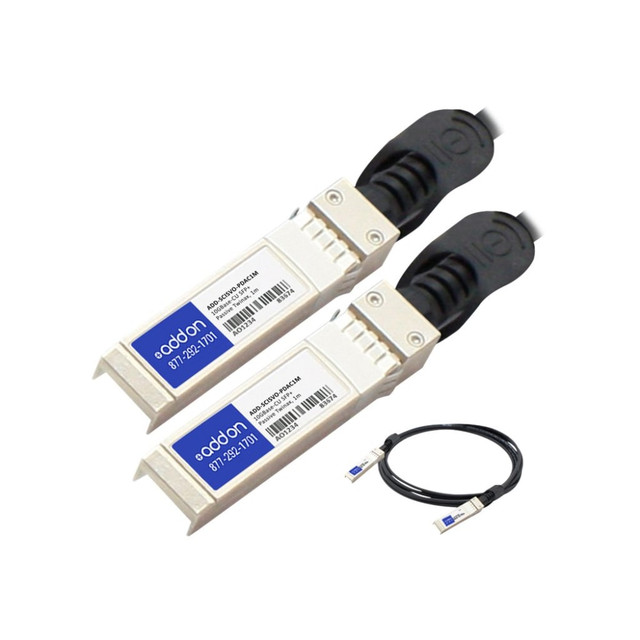 ADD-ON COMPUTER PERIPHERALS, INC. ADD-SCISVO-PDAC1M AddOn Cisco to Voltaire Dual OEM Direct Attach - Direct attach cable - SFP+ to SFP+ - 3.3 ft - twinaxial ADD-ON COMPUTER PERIPHERALS, INC. ADD-SCISVO-PDAC1M AddOn Cisco to Voltaire Dual OEM Direct Attach - Direct attach cable - SFP+ to SFP+ - 3.3 ft - twinaxial