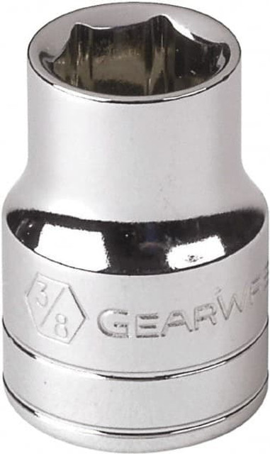 GEARWRENCH 80130 Hand Socket: 1/4" Drive, 8 mm Socket, 6-Point