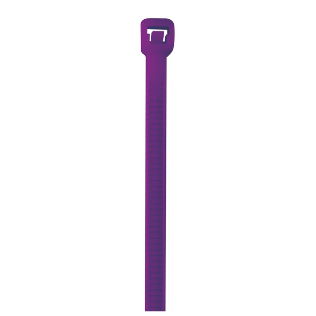 B O X MANAGEMENT, INC. CT444E Partners Brand Color Cable Ties, 8in, Purple, Case Of 1,000 B O X MANAGEMENT, INC. CT444E Partners Brand Color Cable Ties, 8in, Purple, Case Of 1,000