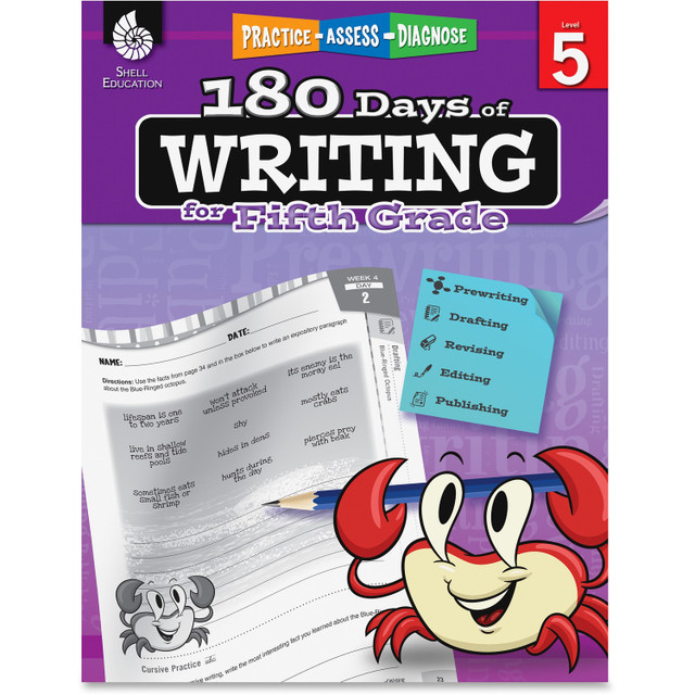 Shell Education 51528 Shell Education 5th Grade 180 Days of Writing Book Printed Book Shell Education 51528 Shell Education 5th Grade 180 Days of Writing Book Printed Book