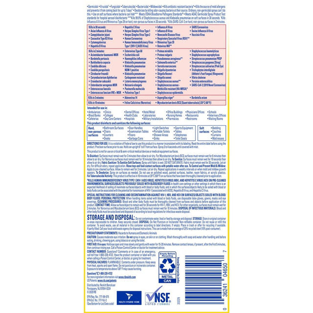 Reckitt Benckiser plc Professional Lysol 04650 Professional Lysol Original Disinfectant Spray Reckitt Benckiser plc Professional Lysol 04650 Professional Lysol Original Disinfectant Spray