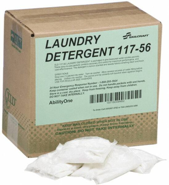 Ability One Laundry Detergent: Powder, 2 oz 7930013672908