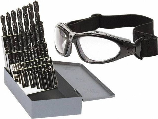 Value Collection 0118629/8751279 Drill Bit Set: Jobber Length Drill Bits, 29 Pc, 118 °, High Speed Steel