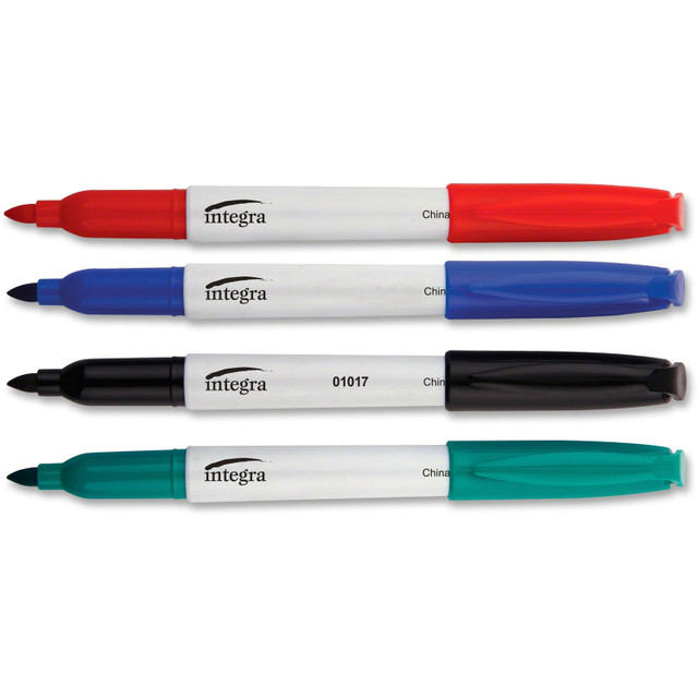 Integra 01019 Integra Bullet Tip Dry-erase Whiteboard Marker Set Integra 01019 Integra Bullet Tip Dry-erase Whiteboard Marker Set