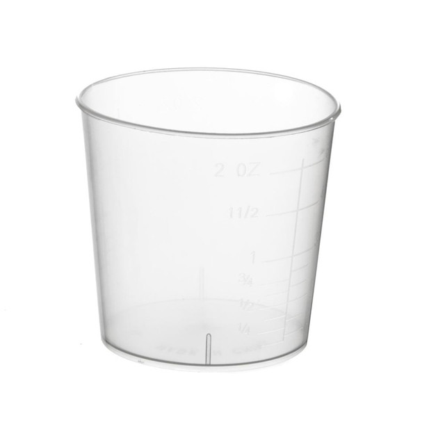 MEDLINE INDUSTRIES, INC. Medline DYNJ05195  Sterile Graduated Plastic Medicine Cups, 2 Oz, Clear, Pack Of 100