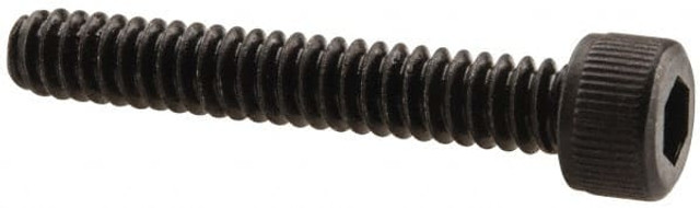 Unbrako 118840 Socket Cap Screw: #6-32, 7/8" Length Under Head, Socket Cap Head, Hex Socket Drive, Alloy Steel, Black Oxide Finish