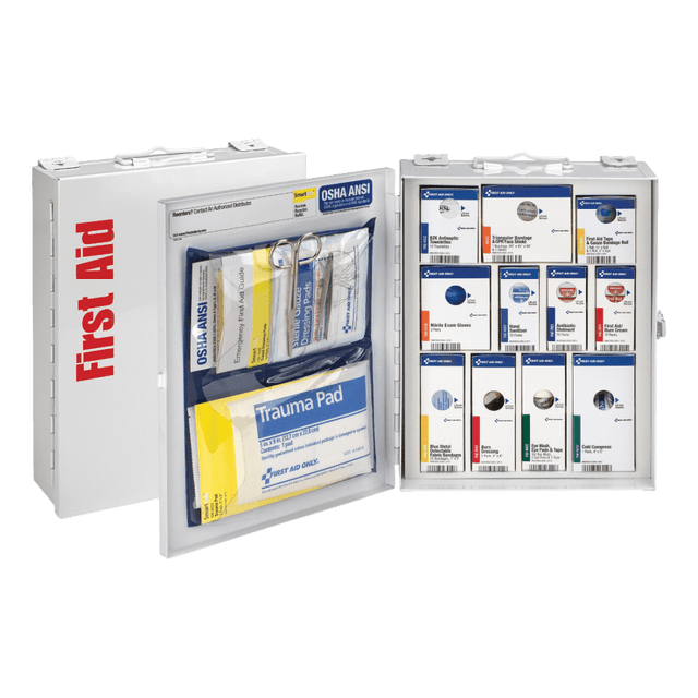 FIRST AID ONLY, INC. FAO90658 First Aid Only SmartCompliance First Aid Food Service Cabinet, 9 1/2inH x 3 1/4inW x 12inD, White