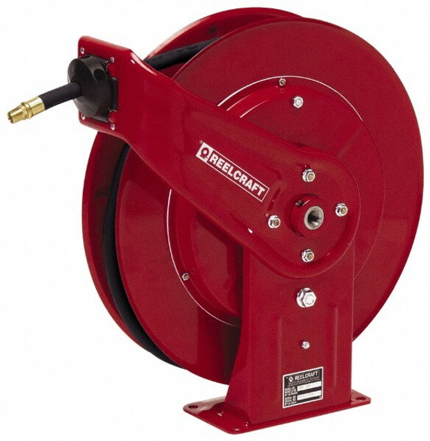 Reelcraft F7925 OLP Hose Reel with Hose: 3/4" ID Hose x 25', Spring Retractable