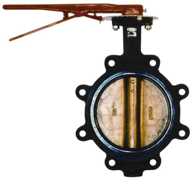 Legend Valve 116-626 Manual Lug Butterfly Valve: 6" Pipe, Lever Handle