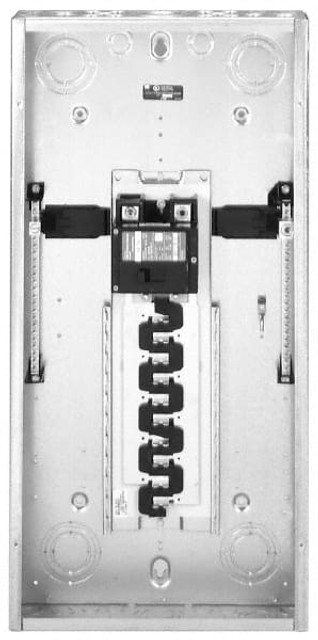 Eaton Cutler-Hammer BR1220B100 Load Centers; Load Center Type: Main Breaker ; Number of Circuits: 20 ; Main Amperage: 100 ; Number of Phases: 1 ; Voltage: 120/240 VAC ; NEMA Enclosure Rating: 1