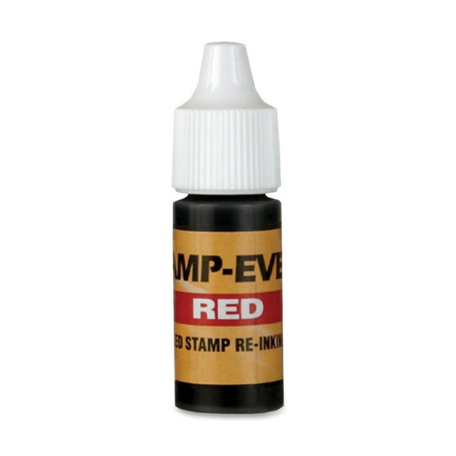 U.S. STAMP & SIGN U.S. Stamp &amp; Sign IR62 Stamp-Ever Pre-inked Stamp Ink Refill - 1 Each - Red Ink - 0.24 fl oz - Plastic