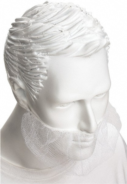 PRO-SAFE BC-NL-18W-100PK Beard Cover: White, Size Large