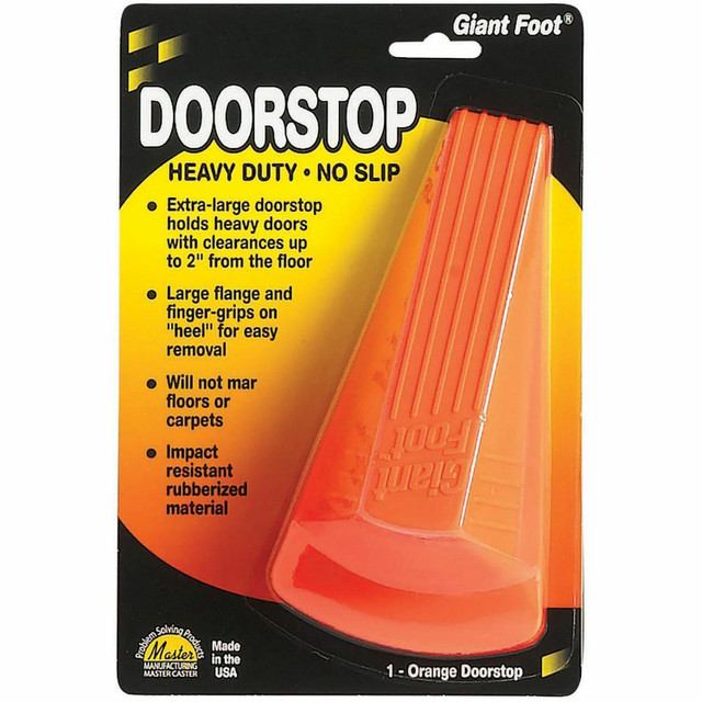 Master Manufacturing Company, Inc Giant Foot 00965 Giant Foot Doorstop, Orange