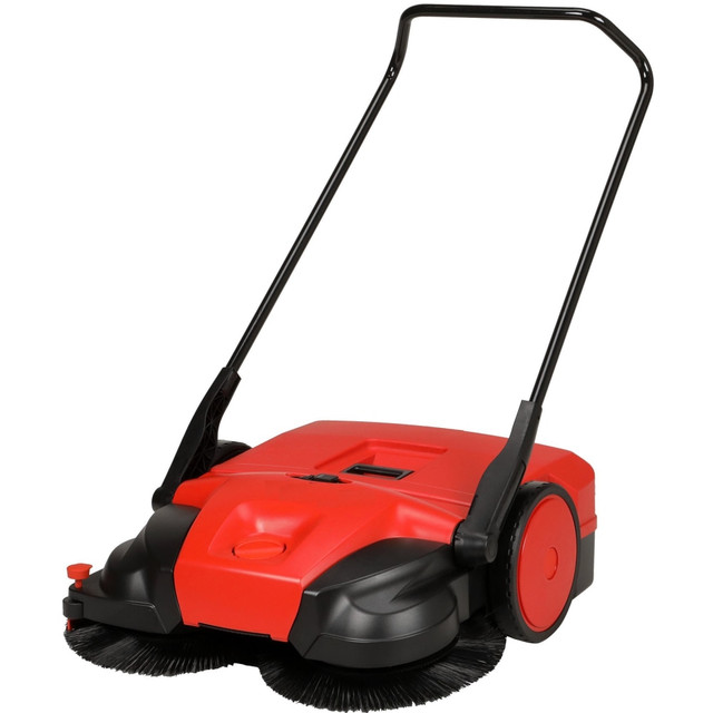 EDMAR CORPORATION BG-677 Bissell BG-677 31in Triple Brush Battery-Powered Sweeper, Red EDMAR CORPORATION BG-677 Bissell BG-677 31in Triple Brush Battery-Powered Sweeper, Red