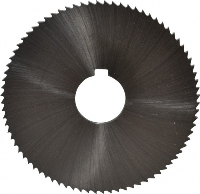 Controx 11601013170001 Slitting & Slotting Saw: 4" Dia, 1/8" Thick, 1" Arbor Hole, 80 Teeth, Cobalt