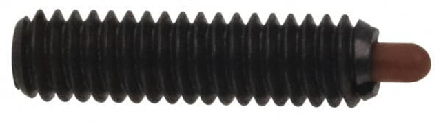 Vlier NS57N Threaded Spring Plunger: 5/16-18, 1" Thread Length, 0.135" Dia, 3/16" Projection