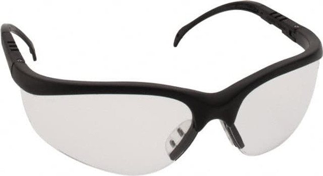 MCR Safety KD110 Safety Glass: Scratch-Resistant, Polycarbonate, Clear Lenses, Full-Framed, UV Protection