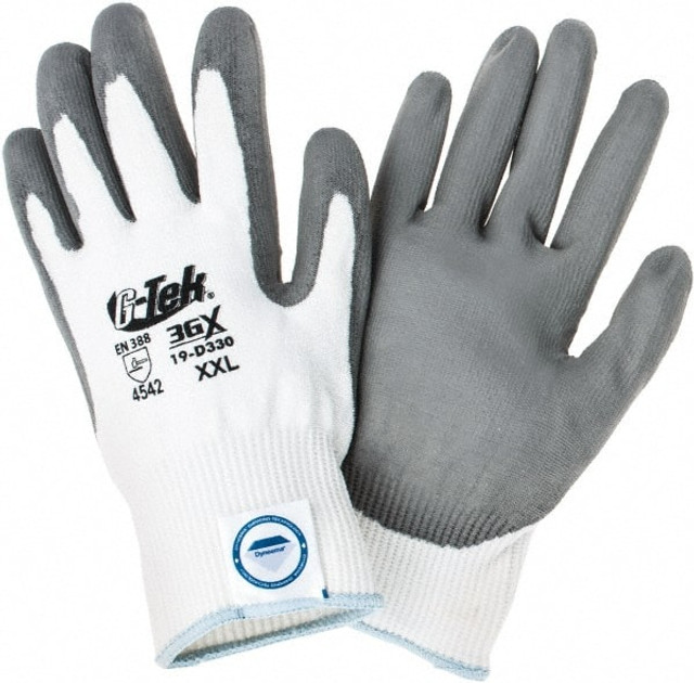 PIP 19-D330/XXL Cut-Resistant Gloves: Size 2XL, ANSI Cut A4, Dyneema