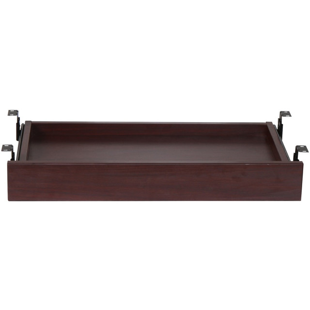 LORELL 87524  Laminate Universal Center Drawer, 5-1/8inH x 28-7/16inW x 16-3/4inD, Mahogany