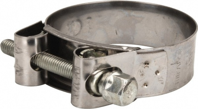 Mikalor 301918-6 T-Bolt Hose Clamp: 2.68 to 2.87" Hose, 63/64" Wide, Stainless Steel