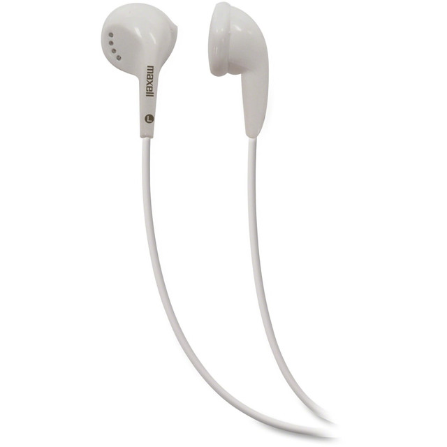 MAXELL CORPORATION OF AMERICA 190599 Maxell EB-95 White Earbuds MAXELL CORPORATION OF AMERICA 190599 Maxell EB-95 White Earbuds