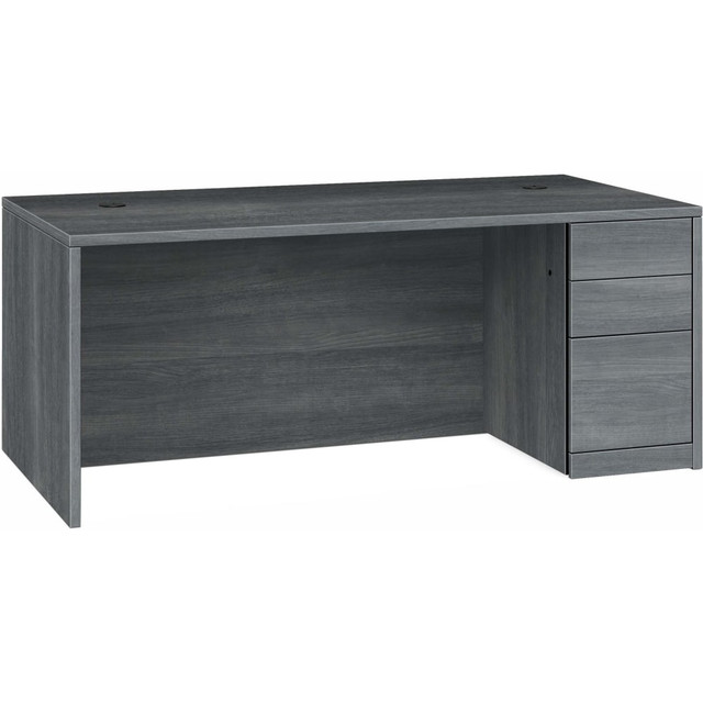 HNI CORPORATION HON105895RLS1 HON 10500 H105895R Pedestal Desk - 3 x Box, File Drawer(s)Right Side - Finish: Sterling Ash