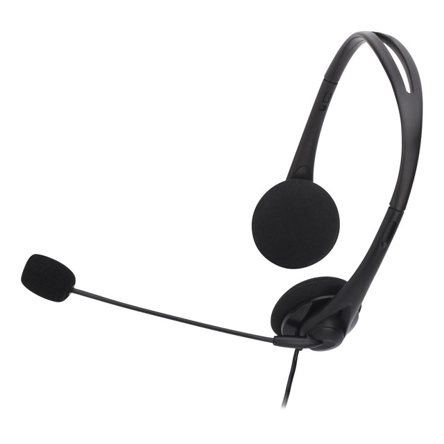 SPARCO PRODUCTS 15154 Compucessory Lightweight Stereo Headphones with Mic - Stereo - Mini-phone (3.5mm) - Wired - 32 Ohm - 20 Hz - 20 kHz - Over-the-head - Binaural - Semi-open - 5.92 ft Cable - Black SPARCO PRODUCTS 15154 Compucessory Lightweight Stereo Headphones with Mic - Stereo - Mini-phone (3.5mm) - Wired - 32 Ohm - 20 Hz - 20 kHz - Over-the-head - Binaural - Semi-open - 5.92 ft Cable - Black
