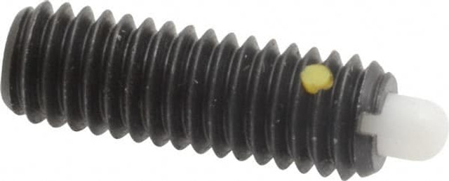 Vlier NNS58N Threaded Spring Plunger: 3/8-16, 1-1/8" Thread Length, 0.187" Dia, 3/16" Projection