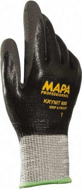 MAPA Professional 34600019 Cut-Resistant Gloves: Size Large, ANSI Cut A2, ANSI Puncture 3, Nitrile, Series KryTech 600