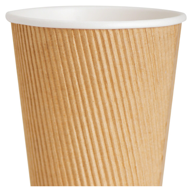 Genuine Joe 11257BD Genuine Joe 16 oz Rippled Hot Cups