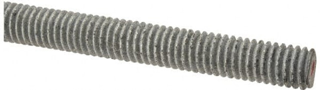 MSC 85096 Threaded Rod: 3/8-16, 6' Long, Low Carbon Steel