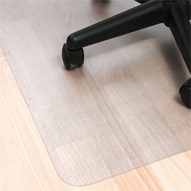 Floortex NRCMFLBS0004 Floortex&reg; Ecotex&reg; BioPlus Eco Friendly Carbon Neutral Polycarbonate Chair Mat for Hard Floors - 46" x 60"