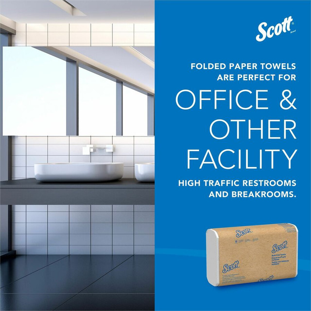 Kimberly-Clark Corporation Scott 01840 Scott Multifold Paper Towels with Absorbency Pockets