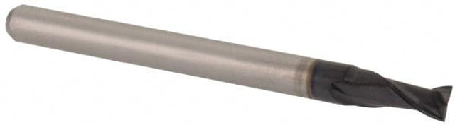 Accupro 14797033 Square End Mill: 7/64" Dia, 0.165" LOC, 2 Flutes, Solid Carbide