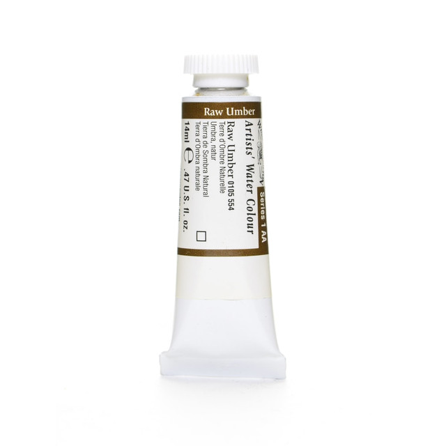 WINSOR & NEWTON 0105554  Professional Watercolors, 14 mL, Raw Umber, 554