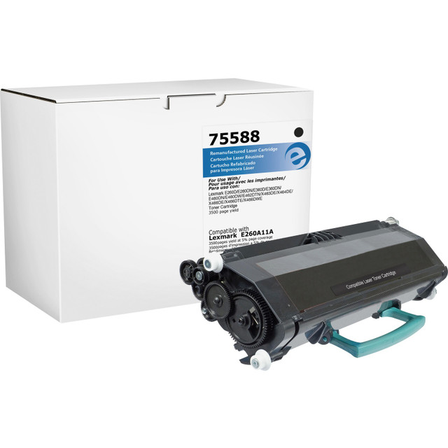 Elite Image 75588 Elite Image Remanufactured Toner Cartridge - Alternative for Lexmark (E260A11A)