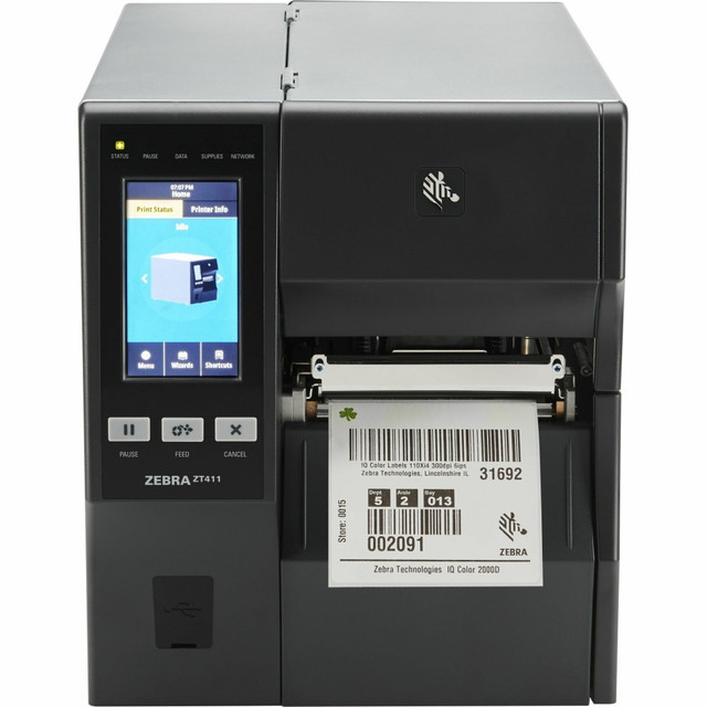 ZEBRA TECHNOLOGIES VTI, INC. ZT41142-T01A000Z Zebra ZT411 Direct Thermal Printer