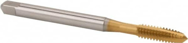 Regal Cutting Tools 073518MS Spiral Point Tap: 3/4-16, UNF, 3 Flutes, Plug, 3B, High Speed Steel, TiN Finish