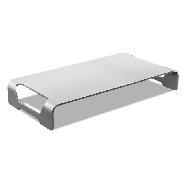 MOUNT-IT! MI-7275  Aluminum Monitor Stand, Silver, MI-7275