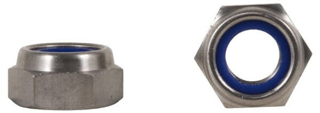 Value Collection 31-NTU-87C Hex Lock Nut: Insert, Nylon Insert, 7/8-9, Grade 18-8 Stainless Steel, Uncoated
