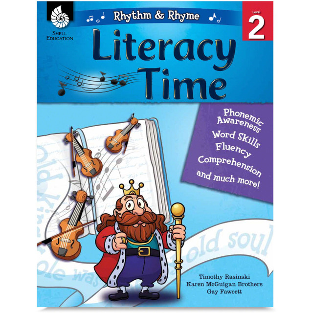 Shell Education 51338 Shell Education Literacy Time Rhythm/Rhyme Level 2 Printed Book by Karen Brothers, David Harrison