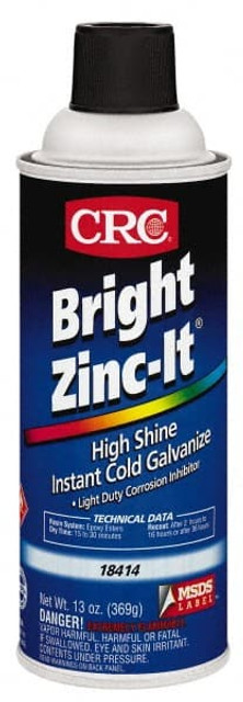 CRC 1005243 Zinc Cold Galvanizing Compound: 16 oz Aerosol Can