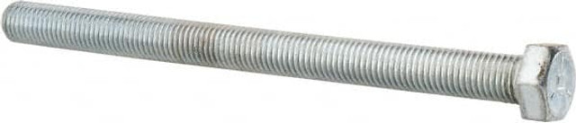 MSC 341010FT5ZDOM Hex Head Cap Screw: 3/4-10 x 10", Grade 5 Steel, Zinc-Plated