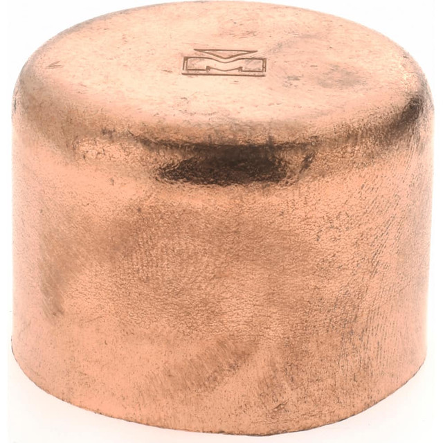 Mueller Industries W 07013 Wrot Copper Pipe End Cap: 1-1/2" Fitting, C, Solder Joint