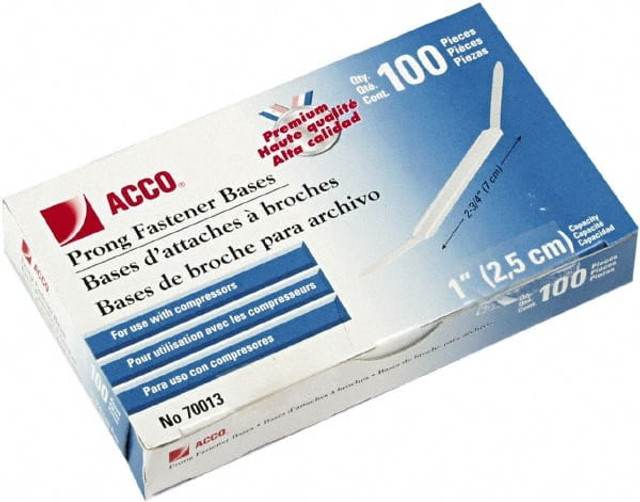 ACCO Pack of 100 Paper File Fasteners ACC70013