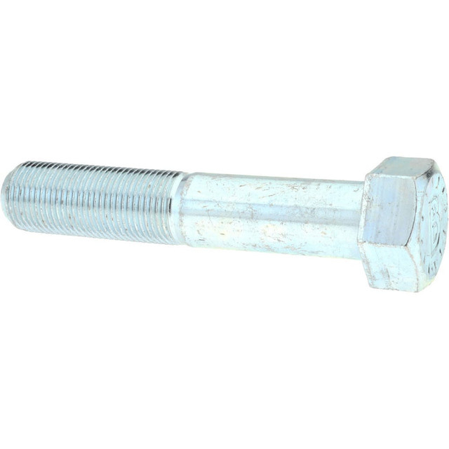 Bowmalloy 36486 Hex Head Cap Screw: 3/4-16 x 7", Grade 9 Alloy Steel, Zinc-Plated Clear Chromate