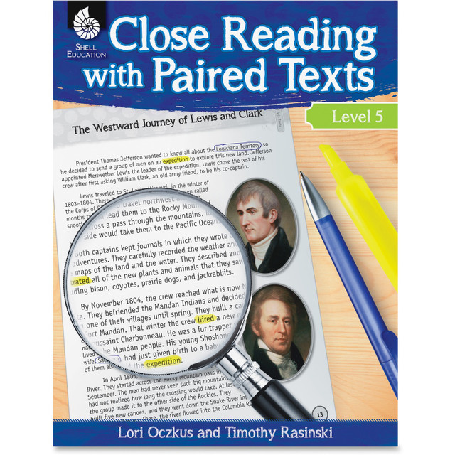 Shell Education 51361 Shell Education Education Close Reading Level 5 Guide Printed Book by Lori Oczkus, M.A, Timothy Rasinski, Ph.D.