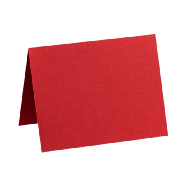 ACTION ENVELOPE EX5010-18-50 LUX Folded Cards, A1, 3 1/2in x 4 7/8in, Ruby Red, Pack Of 50